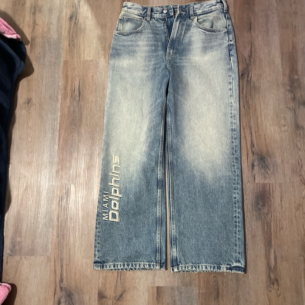 Zara Blue Slim Straight Jeans